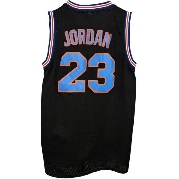 Champion Tune Squad Michael Jordan Black Jersey Size Large Korea 90s Space Jam - Picture 1 of 8